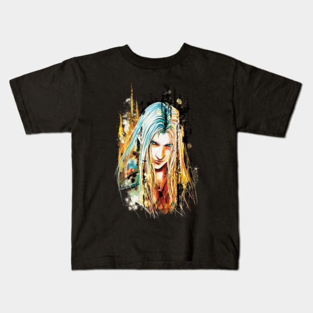 Sephiroth Kids T-Shirt by kingcael